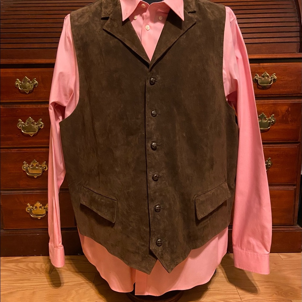 LEATHER VEST - Picture 2 of 7